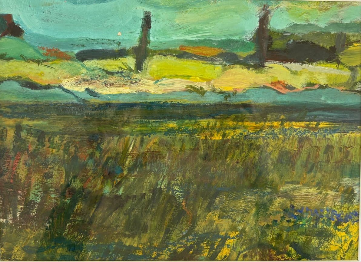 paysage — Gouache